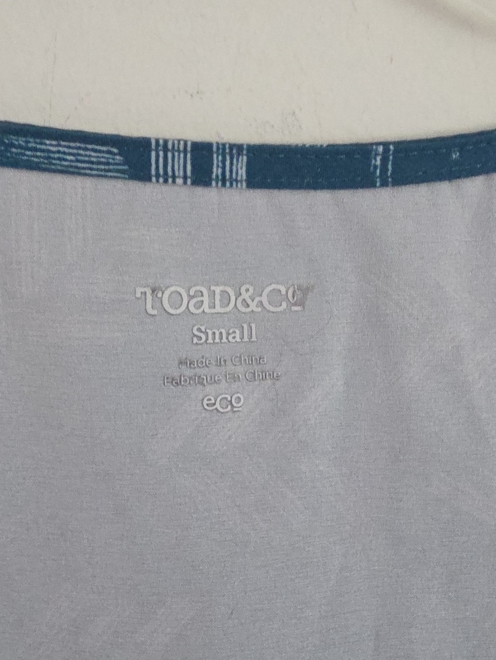 TOAD&CO | Gemma Dress Teal Blue Green Sleeveless Travel Sz S - Picture 3 of 5